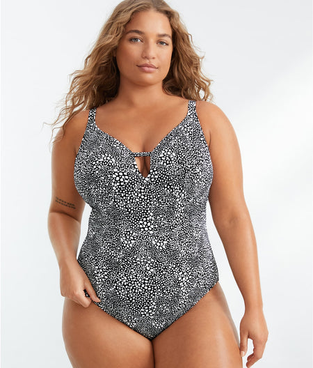 Plus Size Pebble Cove One-Piece