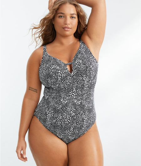 Plus Size Pebble Cove One-Piece