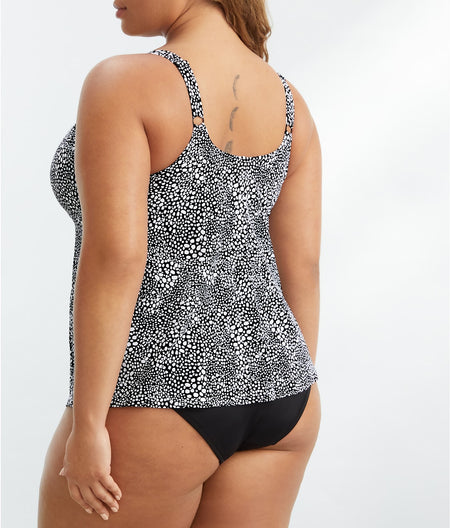 Plus Size Pebble Cove Tankini Top