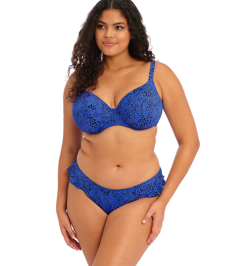 Plus Size Pebble Cove Hi-Cut Bikini Bottom