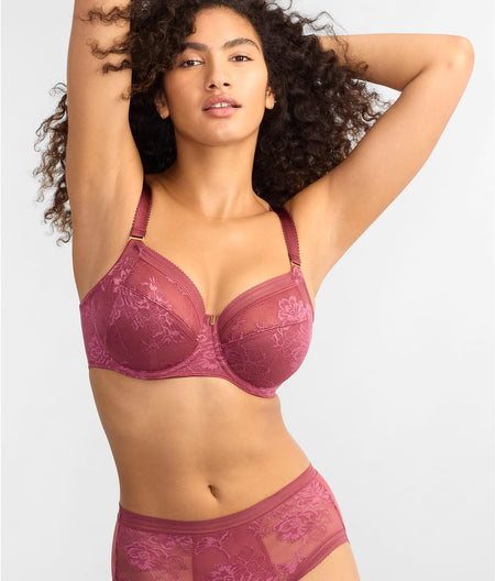 Fusion Lace Side Support Bra