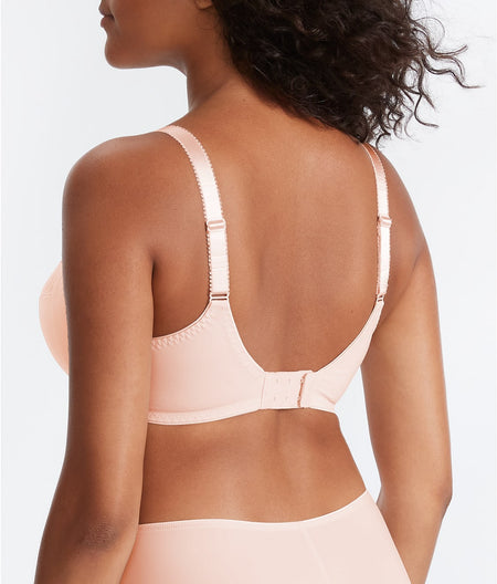 Illusion Side Support Bra: Blush