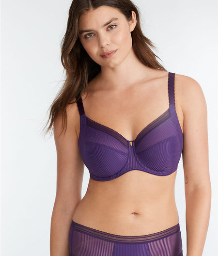 Fusion Side Support Bra: Blackberry