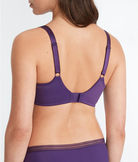 Fusion Side Support Bra: Blackberry