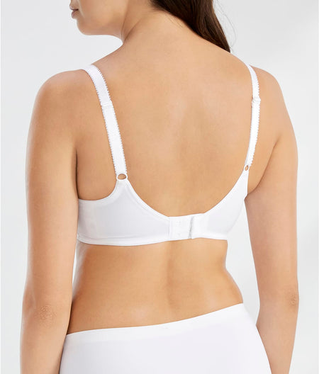 Fusion Side Support Bra: White