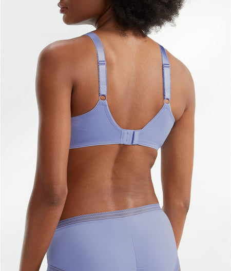 Fusion Side Support Bra: Sapphire