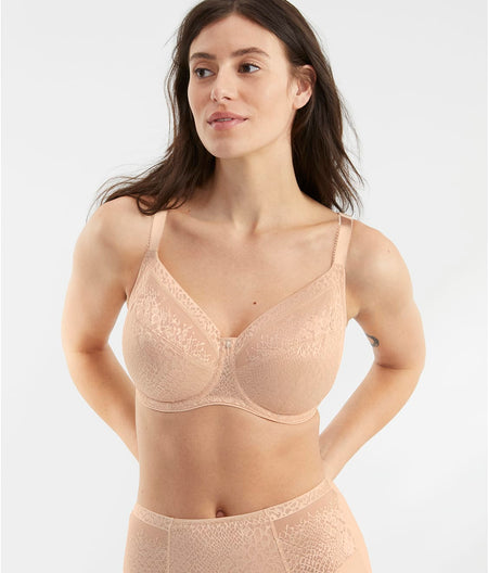 Envisage Side Support Bra: Natural Beige