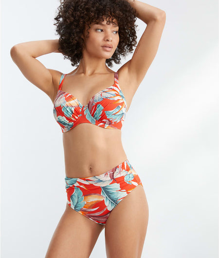 Bamboo Grove High-Waist Bikini Bottom