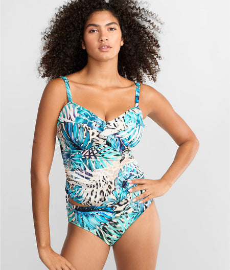 Kabini Oasis Twist Underwire Tankini Top