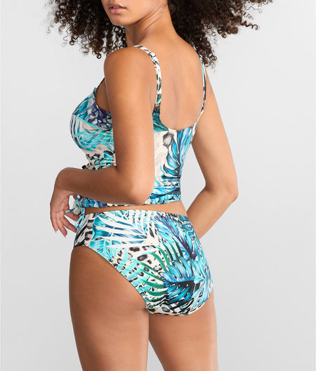 Kabini Oasis Twist Underwire Tankini Top