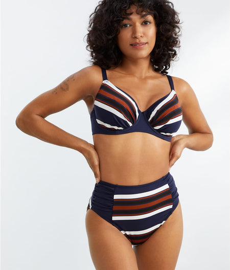 Ocean Cove Gather Full Cup Bikini Top