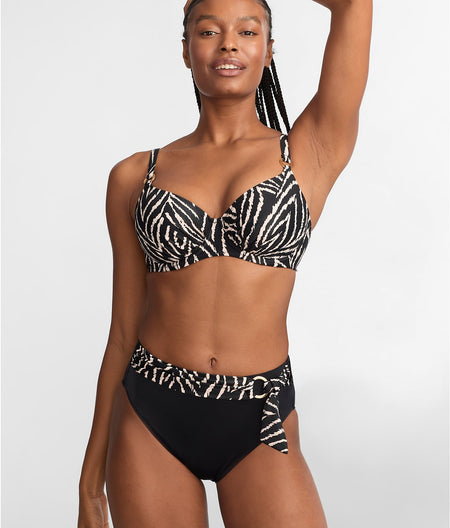 Silhouette Island Gathered Full Cup Bikini Top