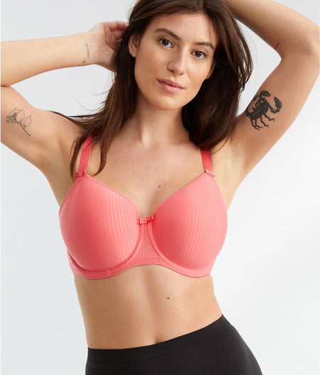 Idol Balcony T-Shirt Bra: Sunkissed Coral