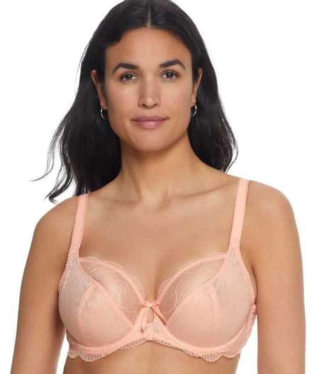 Fancies Plunge Balcony Bra: Nectar