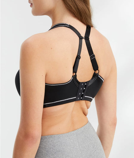 Sonic High Impact Underwire Sports Bra: Storm Black