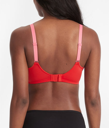 Offbeat Side Support Bra: Chilli Red