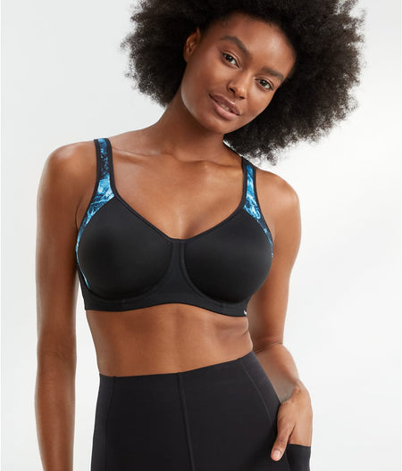 Sonic High Impact Underwire Sports Bra: Galactic