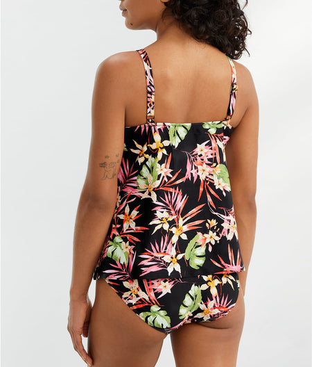 Savanna Sunset Underwire Plunge Tankini Top