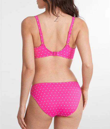 Jewel Cove Sweetheart Bikini Top: Raspberry