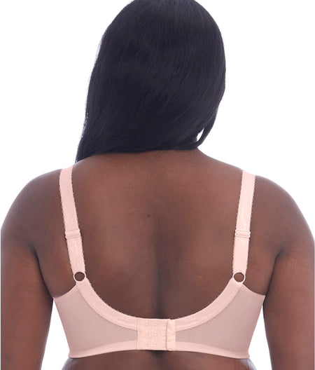 Keira Satin Side Support Bra: Pearl Blush