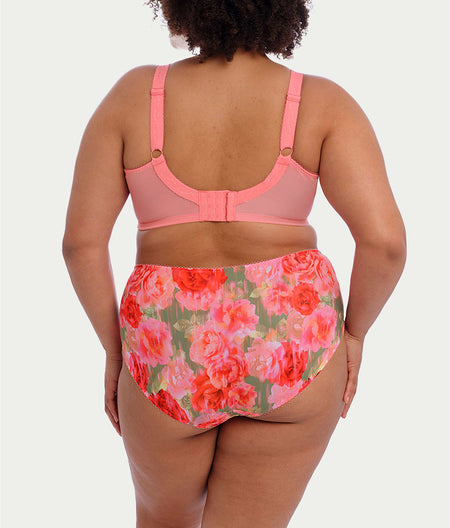 Kayla Side Support Bra: Rose Garden