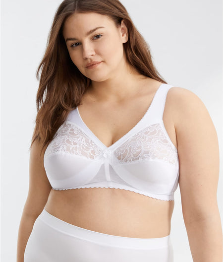 MagicLift Original Support Wire-Free Bra: White