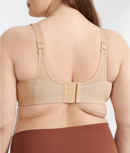 MagicLift Seamless Wire-Free Sports Bra: Cafe