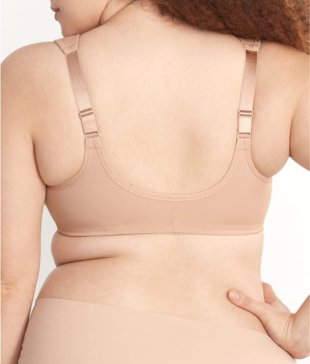 WonderWire Front-Close Bra: Cappuccino