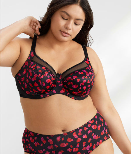 Kayla Side Support Bra: Dark Romance