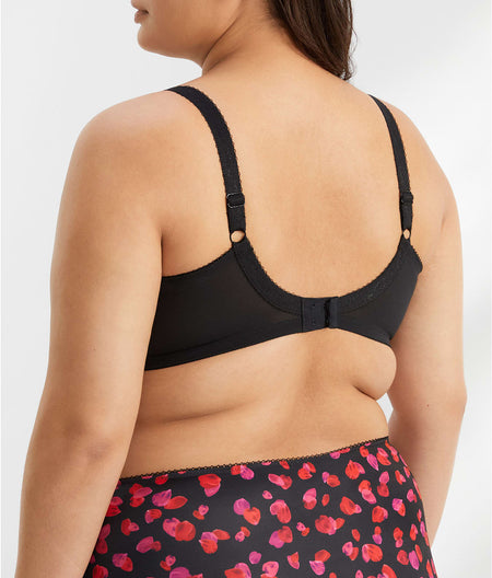 Kayla Side Support Bra: Dark Romance