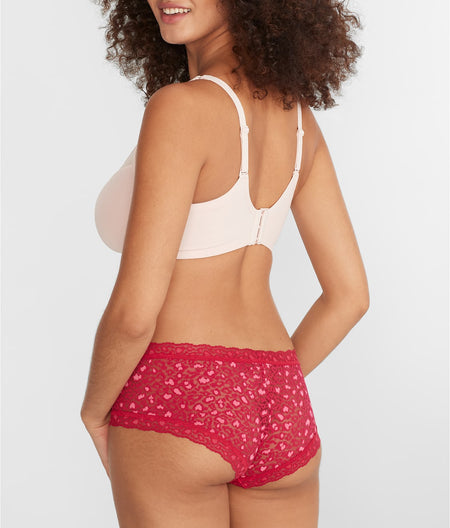 Leopard Cross-Dyed Lace Boyshort