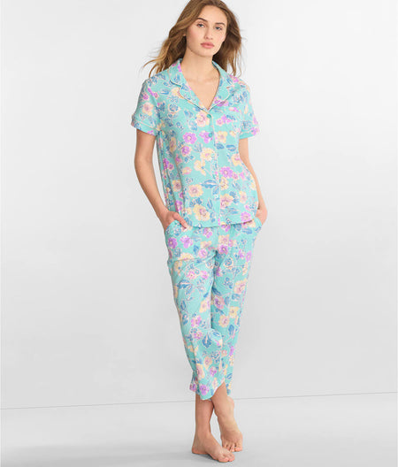 Girlfriend Knit Capri Pajama Set