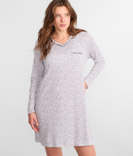 Galatea Gardens V-Neck Knit Sleep Shirt