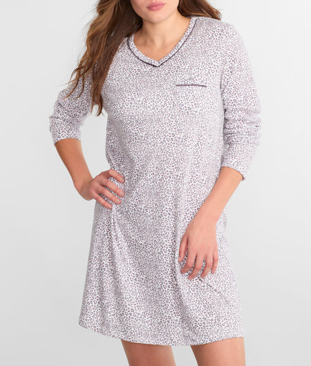 Galatea Gardens V-Neck Knit Sleep Shirt