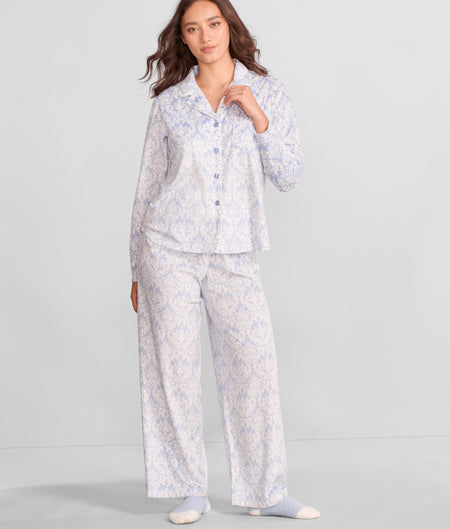 Plus Size Fleece Girlfriend Pajama Set