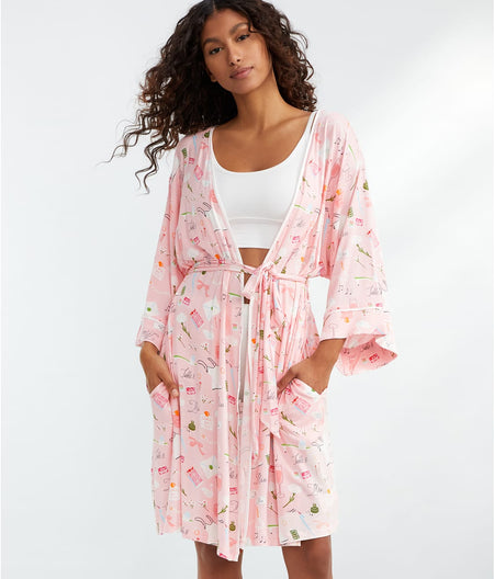 With Love Modal Knit Robe