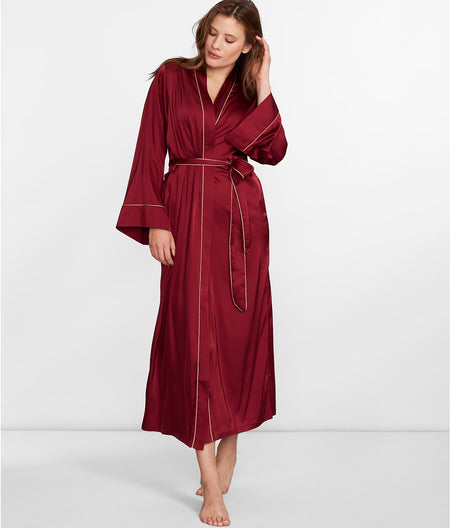 Maxi Satin Robe