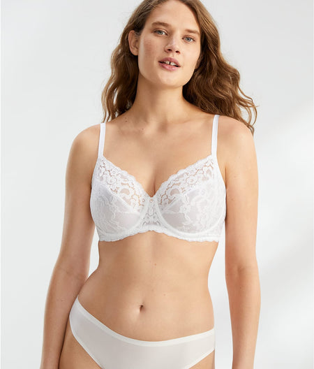 Cotton Touch Side Support Lace Bra