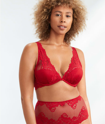 Lace Allure Plunge Bra