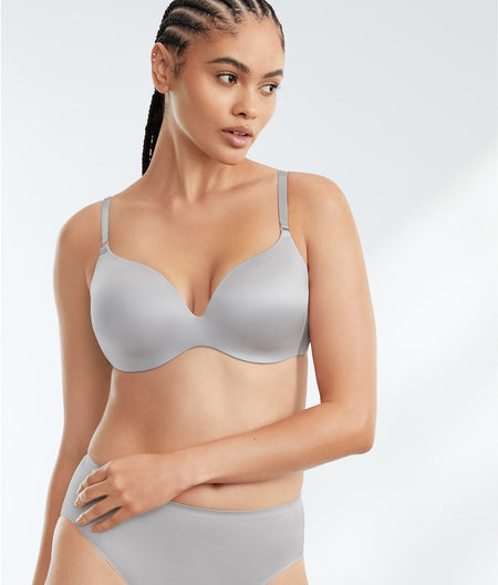 Satin & Mesh T-Shirt Bra