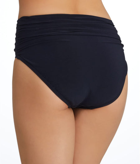 Jersey Shirred Bikini Bottom