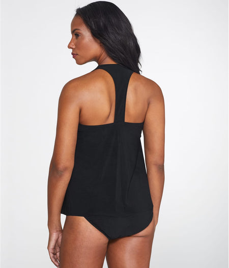 Solid Taylor Underwire Tankini Top