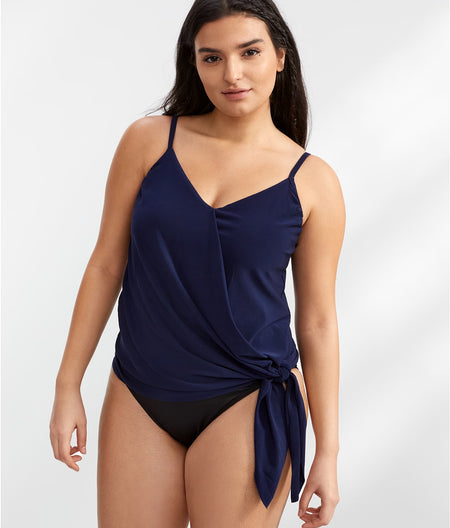 Solid Alex Underwire Tankini Top