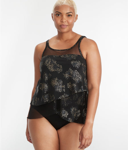 Iridium Mirage Underwire Tankini Top