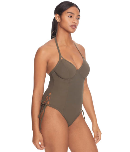 Icon Plunge Underwire One-Piece