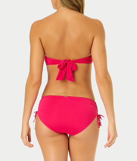 Live in Color Twist Bandeau Bikini Top