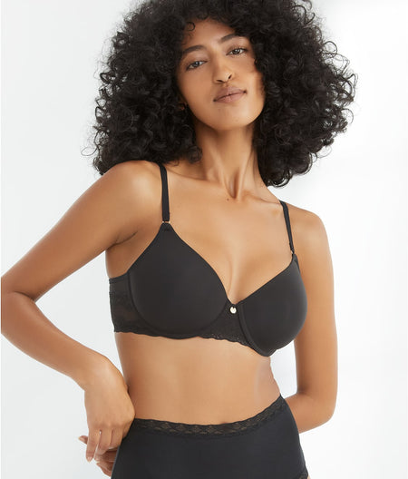 Bliss Perfection T-Shirt Bra: Black