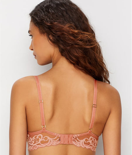 Feathers Plunge Bra: Frose