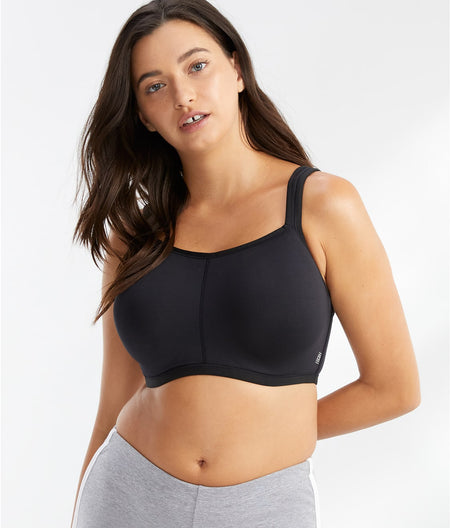 Yogi Underwire Sports Bra: All Black