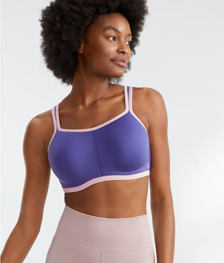 Yogi Underwire Sports Bra: Dewberry / Blossom